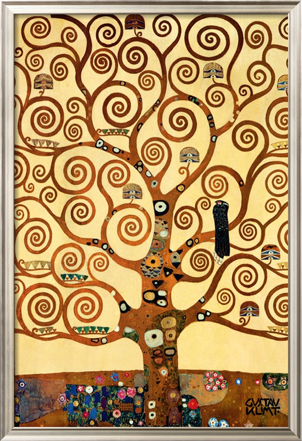 The Tree of Life, Stoclet Frieze, c.1909 - Gustav Klimt Paintings